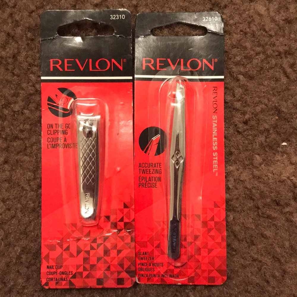 Reckon nail clipper and tweezers